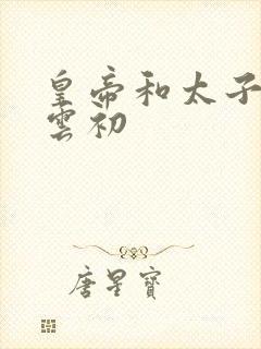 皇帝和太子妃h云初
