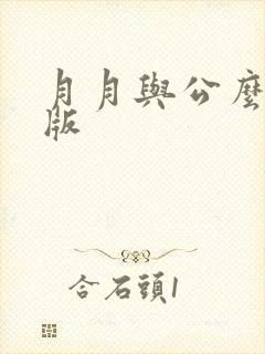 月月与公么完整版封面