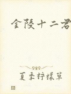 金陵十二君