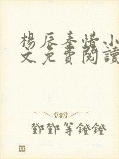 杨辰秦惜小说全文免费阅读最新封面