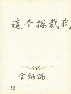 这个总裁我要了