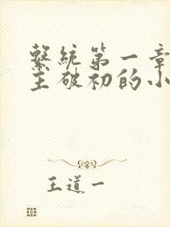 系统第一章给宿主破初的小说