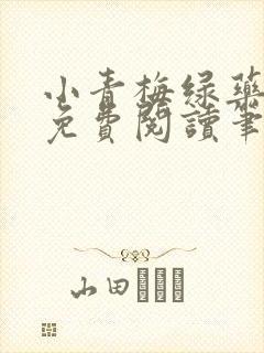 小青梅绿药全文免费阅读笔趣阁封面