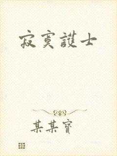 寂寞护士封面