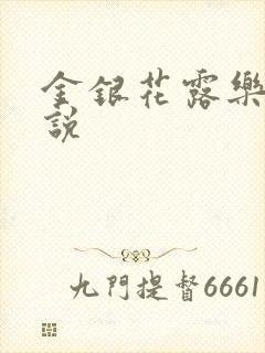 金银花露乐可小说封面