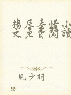 杨辰秦惜小说全文免费阅读最新封面