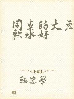 同桌的大兔子好软水好封面