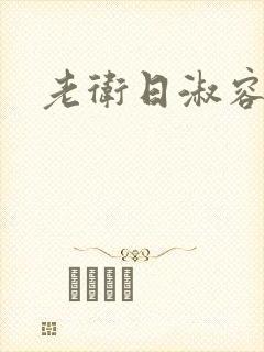 老卫日淑容封面