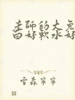 老师的大兔子好白好软水好多