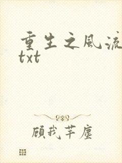 重生之风流仕途txt
