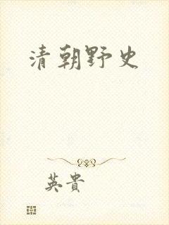 清朝野史