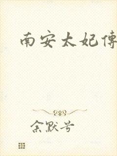 南安太妃传封面