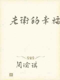 老卫的幸福生活封面