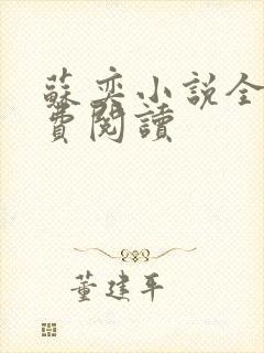 苏奕小说全文免费阅读