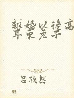 离婚以后高干 耳东兔子