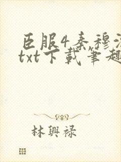 臣服4秦穆沈流txt下载笔趣阁