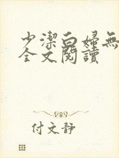少洁白妇无删减全文阅读封面