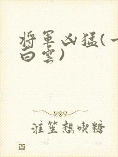 将军凶猛(一朵白云)封面