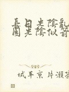 长日光阴乱作一团光阴似箭笔趣渺视频