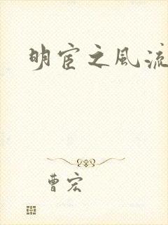 明宦之风流无边
