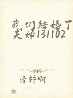 我们结婚了初恋夫妇131102封面