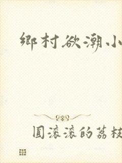 乡村欲潮小说