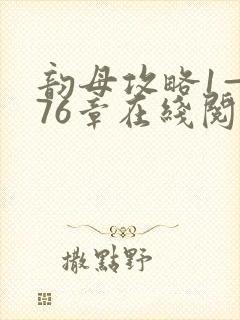 韵母攻略1—176章在线阅读