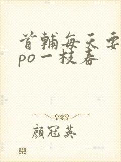 首辅每天要不够po一枝春封面
