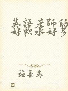 英语老师的兔子好软水好多
