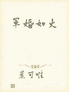 军婚如火封面