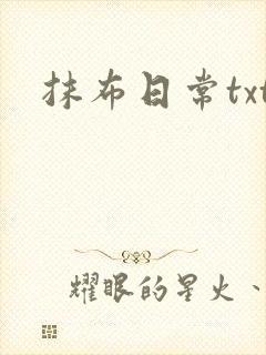 抹布日常txt