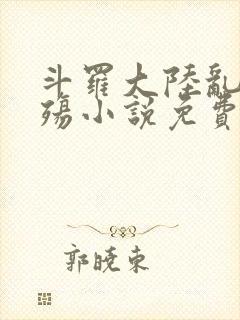 斗罗大陆乱世浮殇小说免费阅读封面