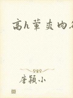 高h荤爽肉欲文