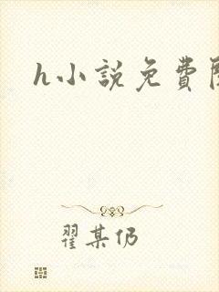 h小说免费阅读封面