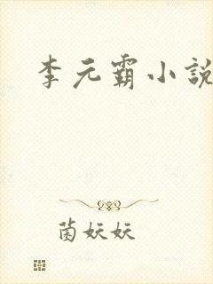 李元霸小说封面