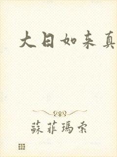 大日如来真经封面