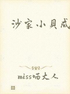 沙家小贝成长记封面
