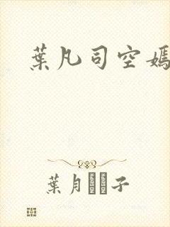 叶凡司空嫣然