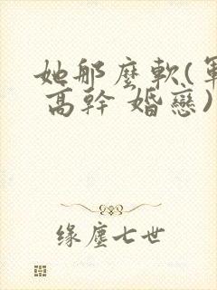 她那么软(军婚 高干 婚恋)完结