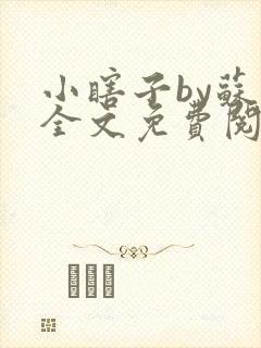 小瞎子by苏软全文免费阅读