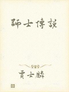 师士传说封面