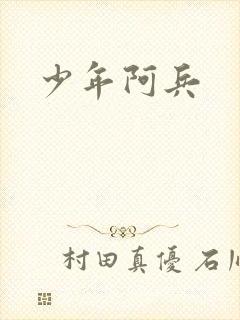 少年阿兵封面