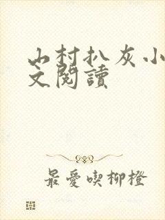 山村扒灰小说全文阅读