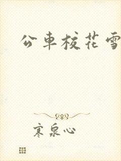 公车校花雪柔h