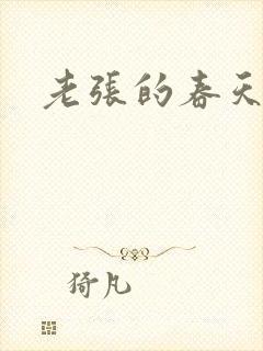 老张的春天封面