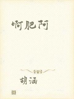 啊肥阿封面