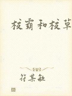 校霸和校草封面