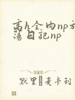 高h全肉np放荡日记np