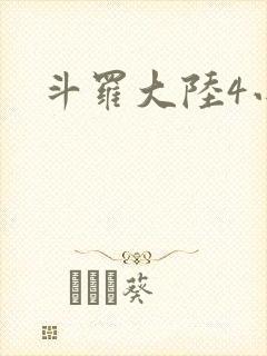 斗罗大陆4小说封面