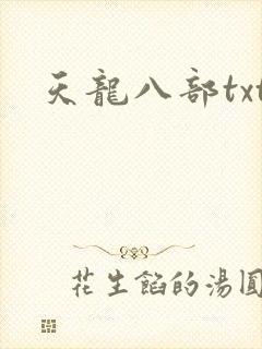 天龙八部txt